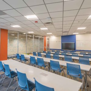 CAST Tech High School classroom by smartt interior construction