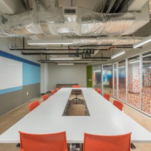 smartt interior designs orange board room